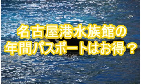 名古屋港水族館の年間パスポートはお得 登録方法と使い方 子連れ旅行を楽しむ鉄板ブログ もう国内旅行は迷わせない